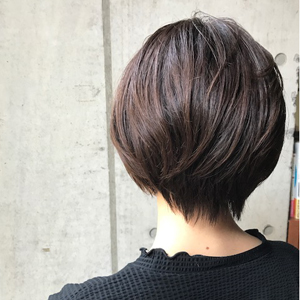 Aちゃん来店バレイヤージュ風カラー