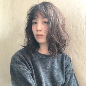 外国人風ゆるふわミディ